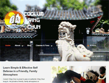 Tablet Screenshot of coolumwingchun.com.au